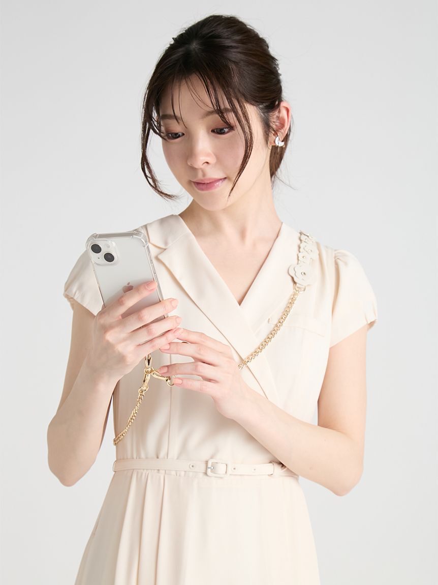 CELFORD「【リュタン】ビジュースタッズフラワー2WAYスマホショルダー」|ショルダー・メッセンジャー|