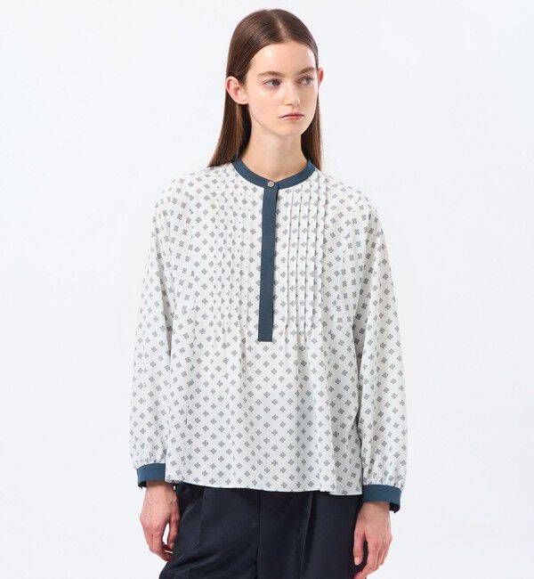 MACKINTOSH PHILOSOPHY「【CRANWELL SHIRTS(クランウェル シャツ)】ラッケンブースプリント」|シャツ・ブラウス|グレー