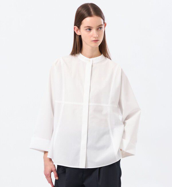 MACKINTOSH PHILOSOPHY「【CRANWELL SHIRTS(クランウェルシャツ)】高密度タイプライター製」|シャツ・ブラウス|オフホワイト