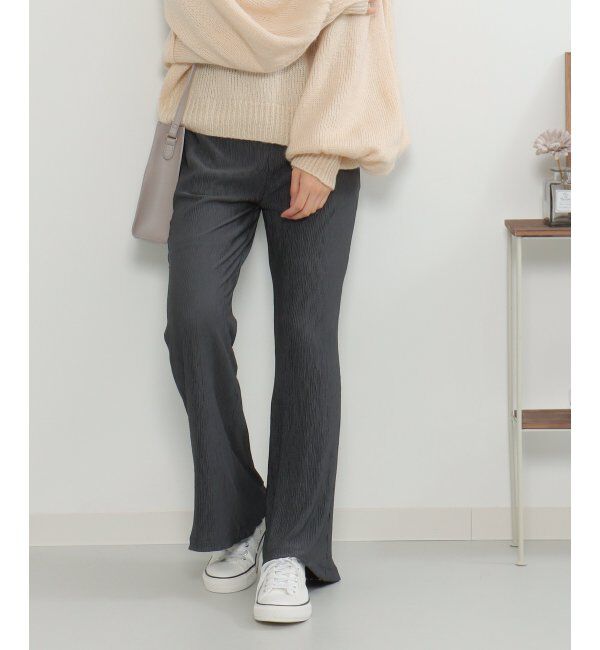 VENCE share style「プリーツパンツ」|デニム|