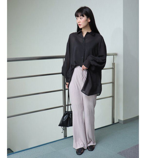 VENCE share style「プリーツパンツ」|デニム|
