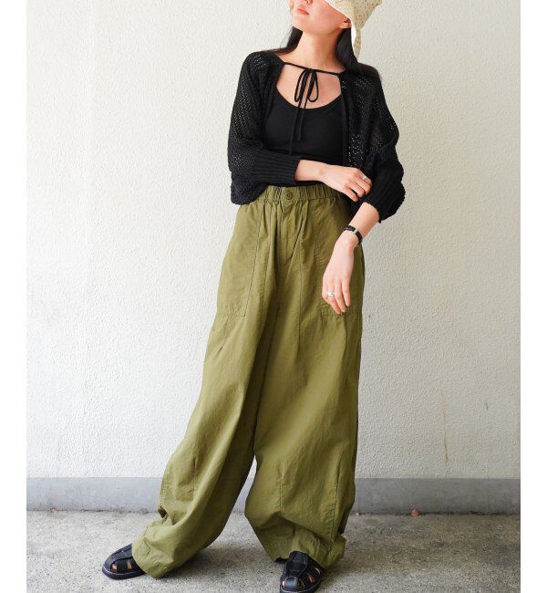 VENCE share style「透かし編みメッシュボレロ」|カーディガン|