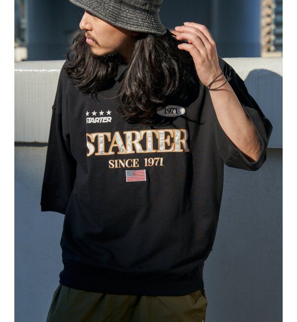 VENCE share style「STARTER BLACK LABEL スターターブラックレーベル ハーフジップTシャツ」|Tシャツ・カットソー|
