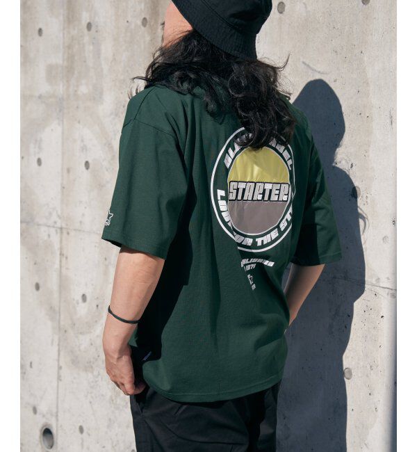 VENCE share style「STARTER BLACK LABEL スターターブラックレーベル バックワッペンロゴTシャツ」|Tシャツ・カットソー|