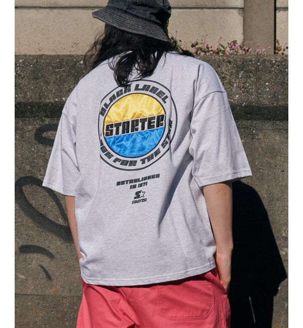 VENCE share style「STARTER BLACK LABEL スターターブラックレーベル バックワッペンロゴTシャツ」|Tシャツ・カットソー|