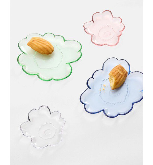 Marimekko「Unikko ガラスプレート 20cm」|その他|