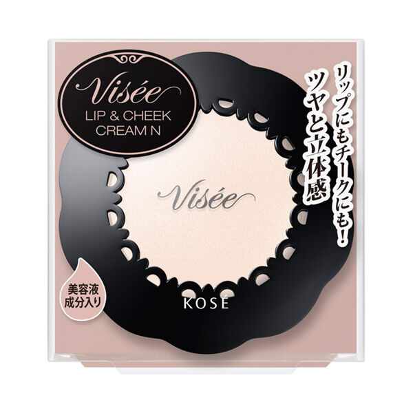 Visee「ヴィセ リシェ リップ&チーククリーム N SP-10 パーリィベージュ 本体/無香料 (5.5g)」|リップメイク|