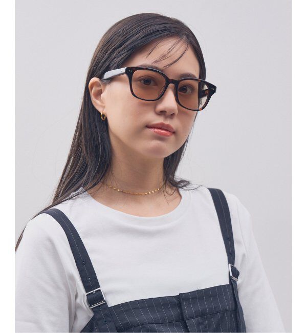  「【WEB限定】Zoff｜STUDIO SEVEN｜ウェリントン型 調光サングラス 紫外線で色が変わる 紫外線防止 UVカット」|サングラス|