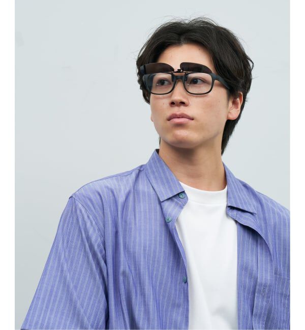  「SUNCUTGlasses/UV100％CUT STANDARD ウェリントン型 サングラス | 偏光機能搭載 クリップオン  STANDARD」|サングラス|
