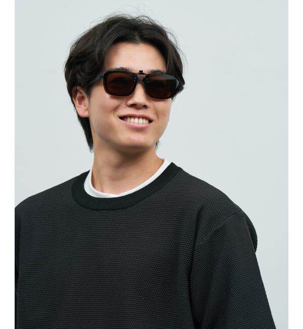  「SUNCUTGlasses/UV100％CUT STANDARD ウェリントン型 サングラス | 偏光機能搭載 クリップオン  STANDARD」|サングラス|