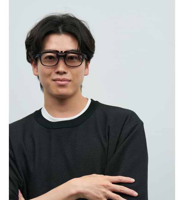  「SUNCUTGlasses/UV100％CUT STANDARD ウェリントン型 サングラス | 偏光機能搭載 クリップオン  STANDARD」|サングラス|