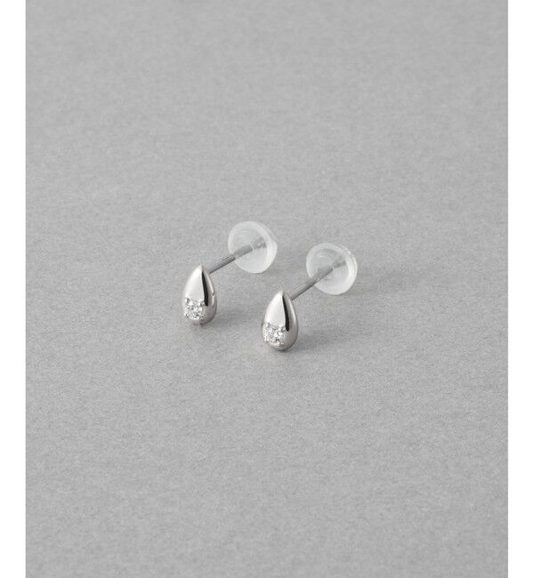ete「ドロップ ビジュー ピアス」|ピアス|