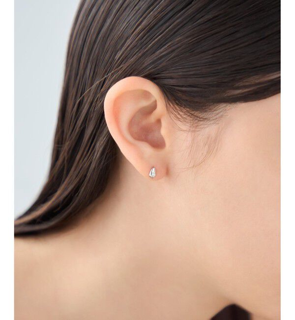 ete「ドロップ ビジュー ピアス」|ピアス|