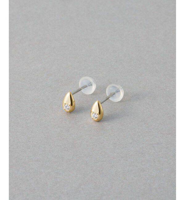 ete「ドロップ ビジュー ピアス」|ピアス|