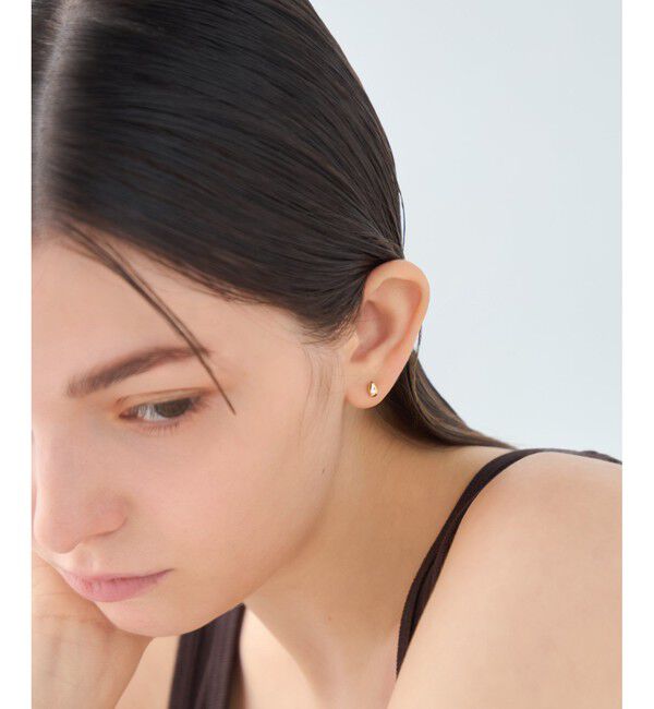 ete「ドロップ ビジュー ピアス」|ピアス|