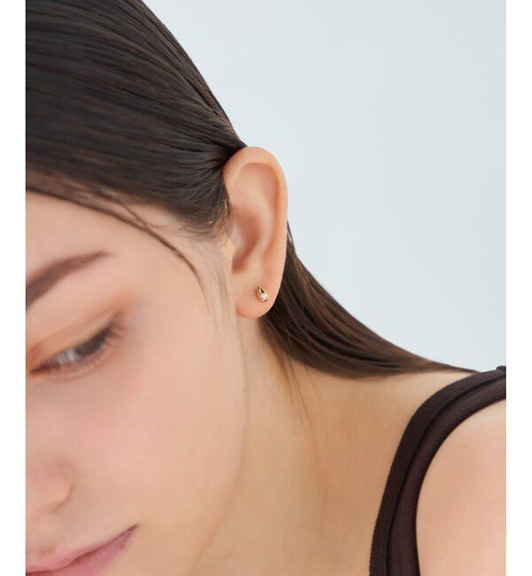 ete「ドロップ ビジュー ピアス」|ピアス|