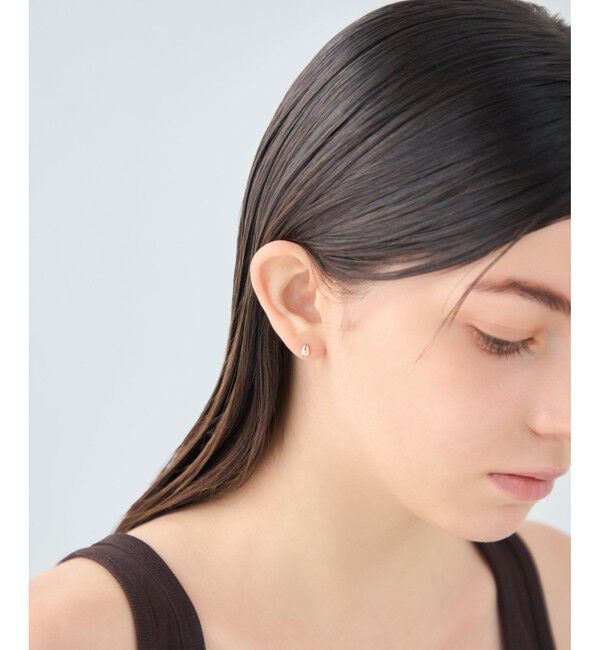 ete「ドロップ ビジュー ピアス」|ピアス|