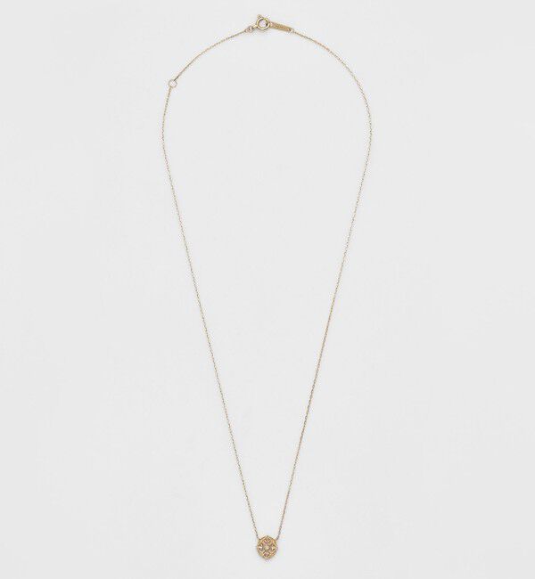 agete「K10ダイヤモンドネックレス（0.01ct ）」|ネックレス|