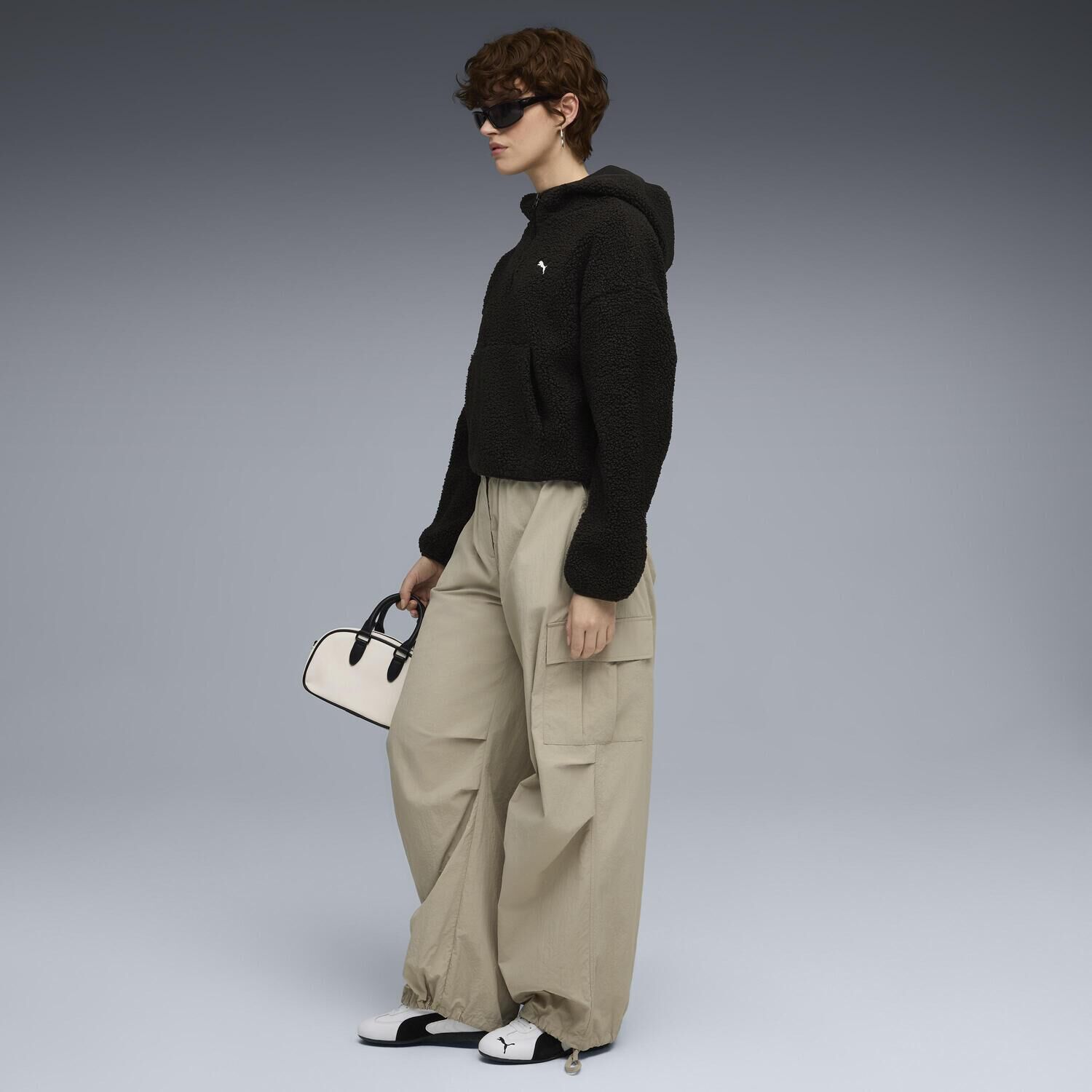 PUMA「【PUMA ｳｪｱ】W W.ESS OS POLAR F HOODIE」|パーカー|