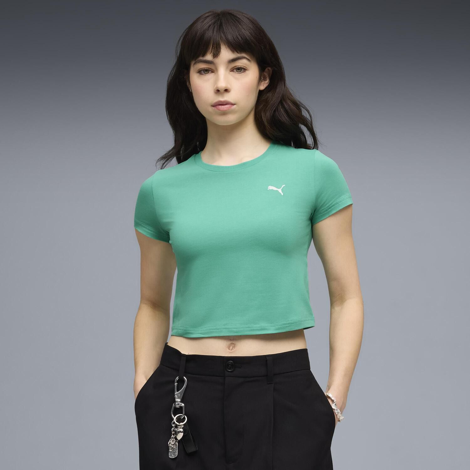 PUMA「【PUMA ｳｪｱ】W WARDROBE ESS BABY TEE」|Tシャツ・カットソー|