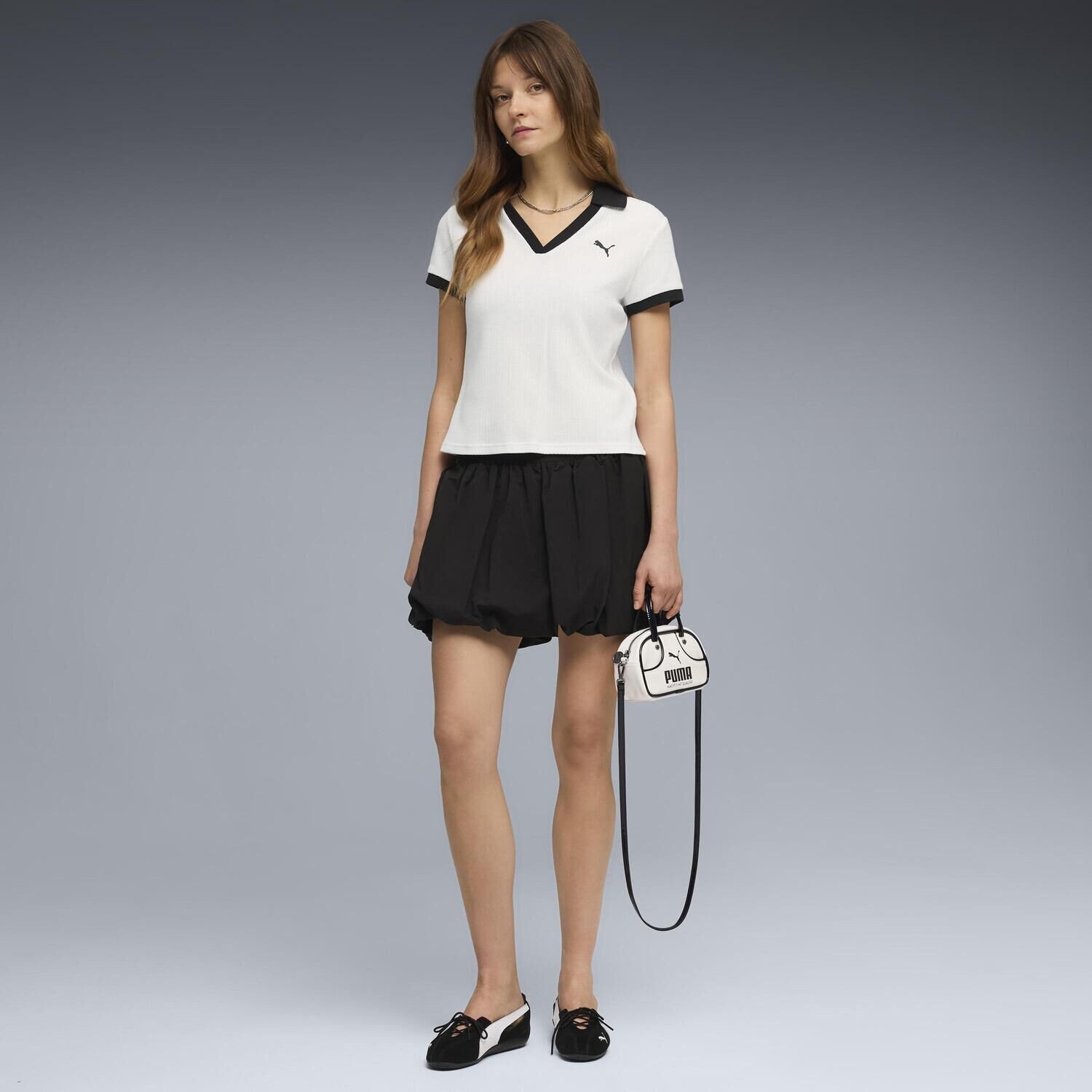 PUMA「【PUMA ｳｪｱ】W WARDROBE ESS POLO」|Tシャツ・カットソー|