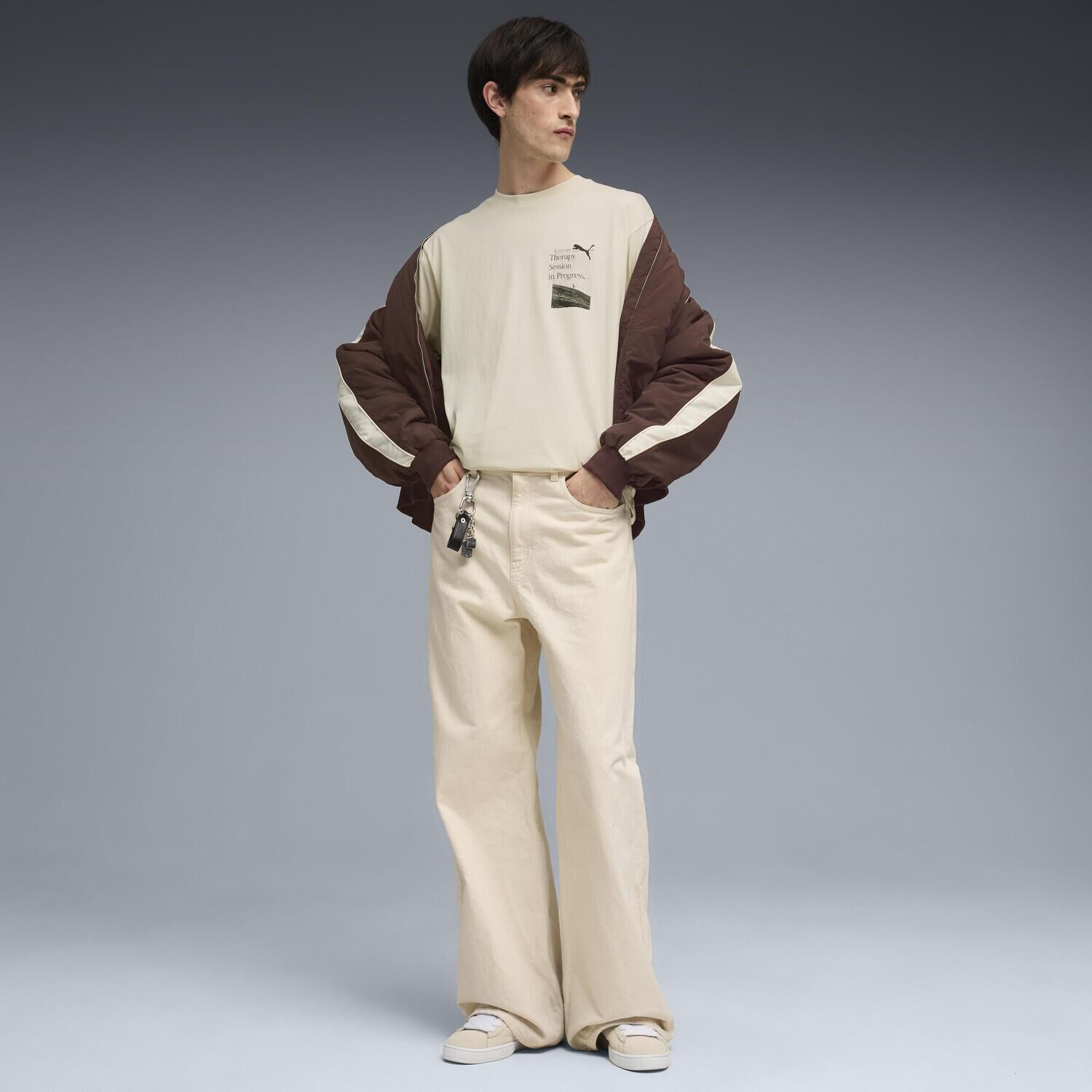 PUMA「【PUMA ｳｪｱ】M GRAPHICS POSTER RELAXED TEE」|Tシャツ・カットソー|