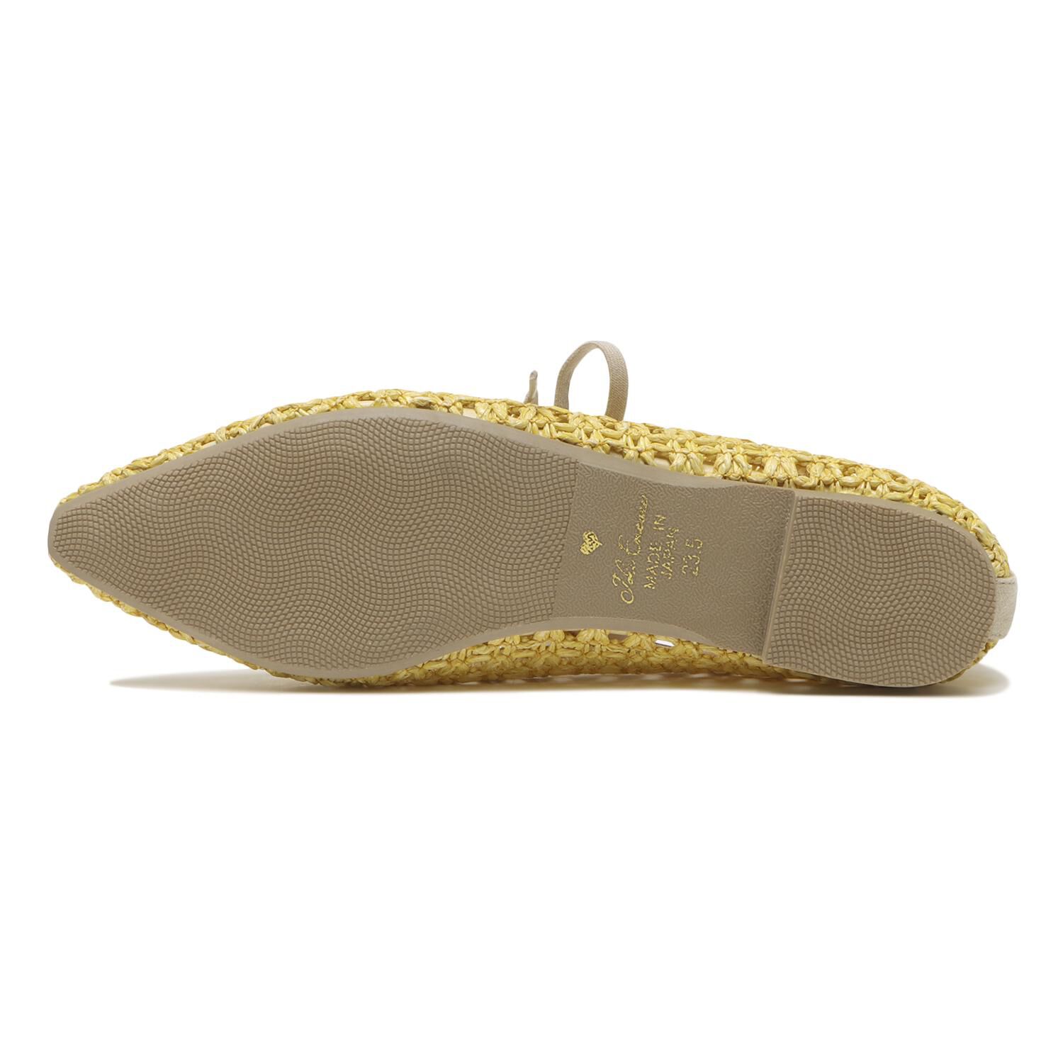 JOLI ENCORE「【JOLI ENCORE(FR)】RAFFIA FLAT PUMPS」|パンプス|