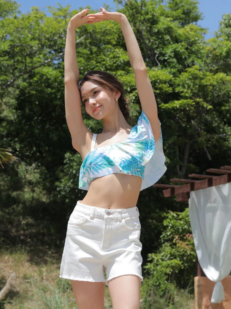 PEAK&PINE「デニムショートパンツ」|ショーツ|
