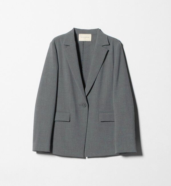 UNITED ARROWS「ダブルクロス ジャケット ‐ストレッチ ウォッシャブル‐」|テーラードジャケット|