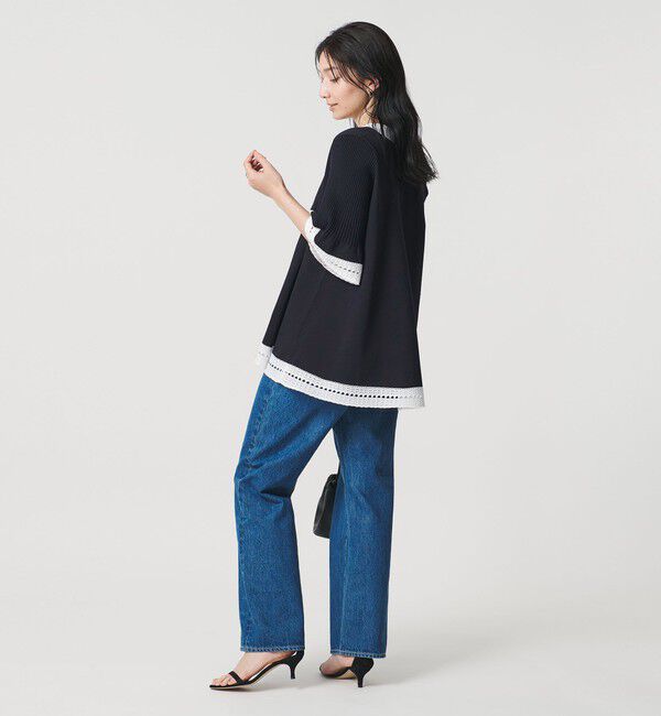 UNITED ARROWS「Vネック ニットチュニック 」|ニット・セーター|
