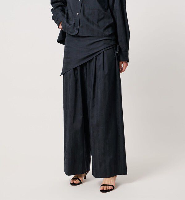 UNITED ARROWS「ペイズリー タック ワイドパンツ」|その他|