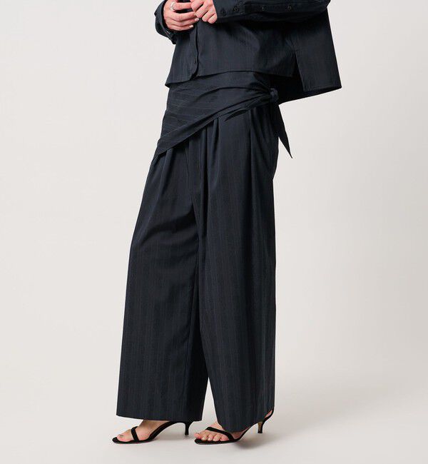 UNITED ARROWS「ペイズリー タック ワイドパンツ」|その他|