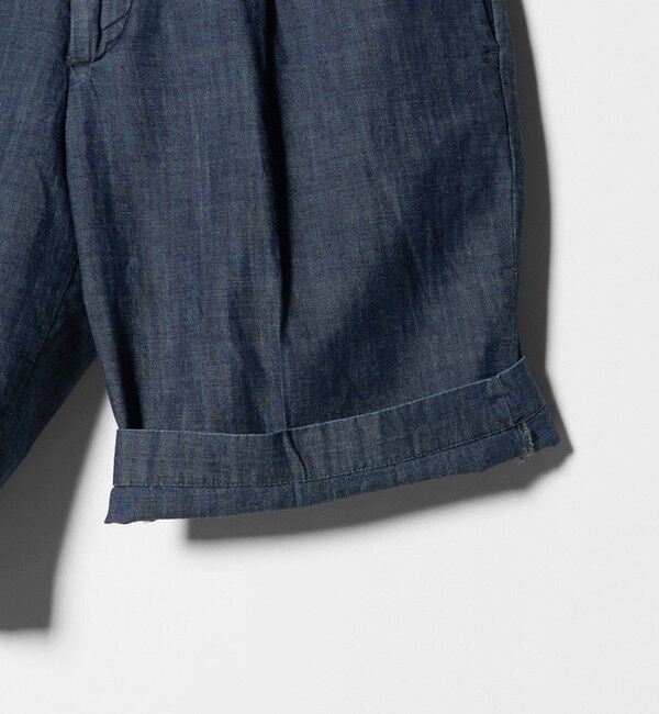UNITED ARROWS「＜DEVORE＞シャンブレー ハーフギャザー ショーツ」|その他|