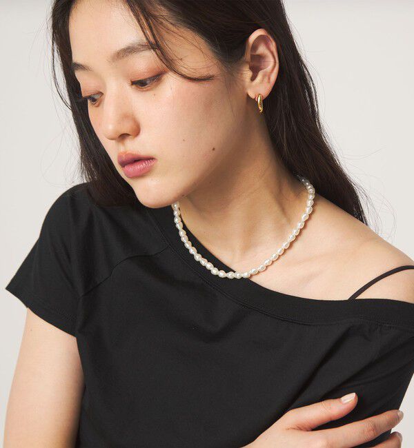 UNITED ARROWS green label relaxing「【WEB限定】フェイクパール トグル ネックレス」|ネックレス|