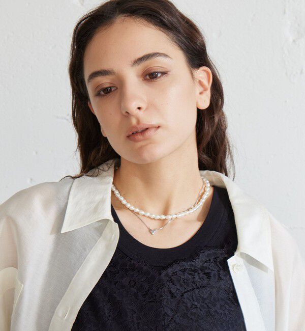 UNITED ARROWS green label relaxing「【WEB限定】フェイクパール トグル ネックレス」|ネックレス|