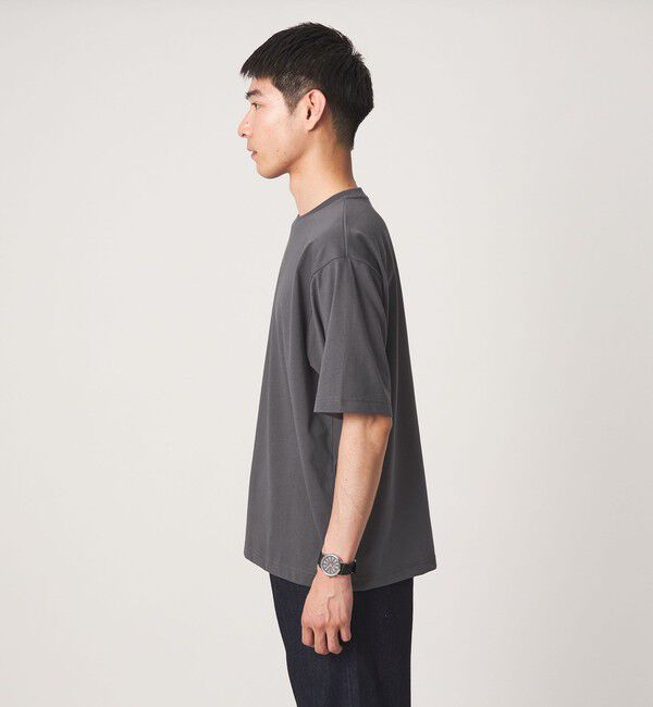 UNITED ARROWS green label relaxing「【WEB限定】JUST fit デイリー ワイド Tシャツ -吸水速乾・抗菌-」|Tシャツ・カットソー|