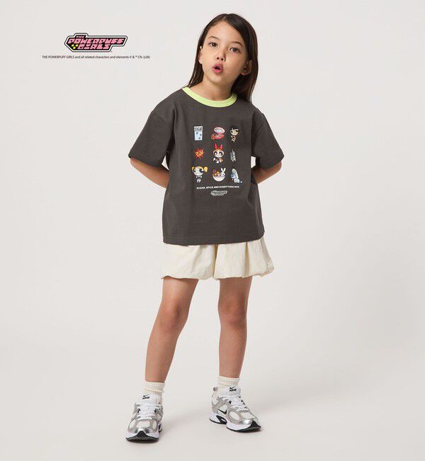 UNITED ARROWS green label relaxing「【別注】＜The Powerpuff Girls＞ リンガー Tシャツ / キッズ 100cmー130cm」|Tシャツ・カットソー|