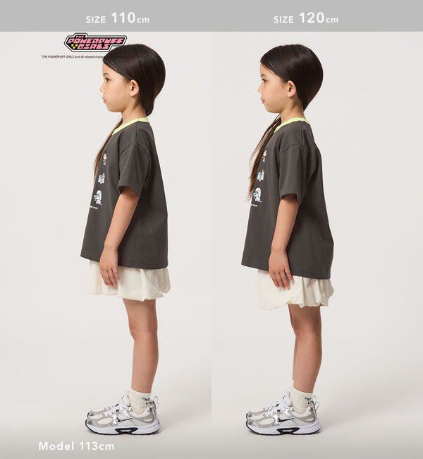 UNITED ARROWS green label relaxing「【別注】＜The Powerpuff Girls＞ リンガー Tシャツ / キッズ 100cmー130cm」|Tシャツ・カットソー|