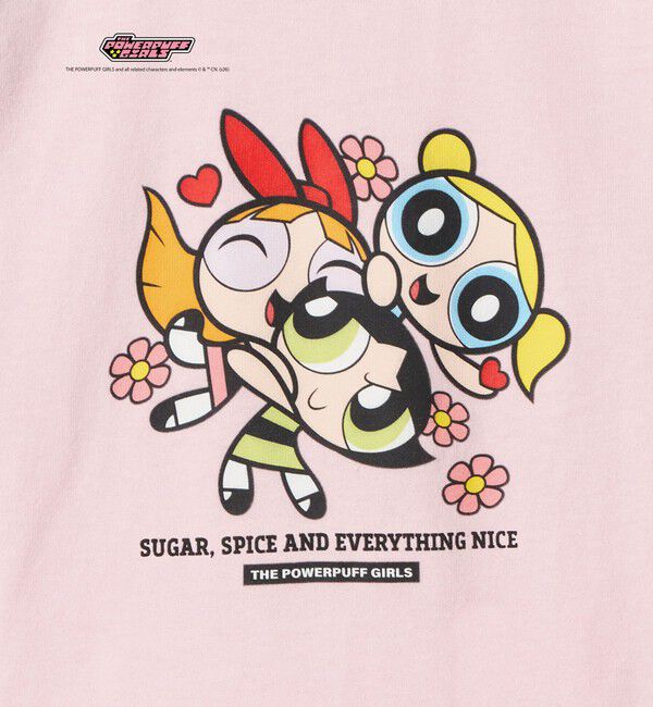UNITED ARROWS green label relaxing「【別注】＜The Powerpuff Girls＞ リンガー Tシャツ / キッズ 100cmー130cm」|Tシャツ・カットソー|