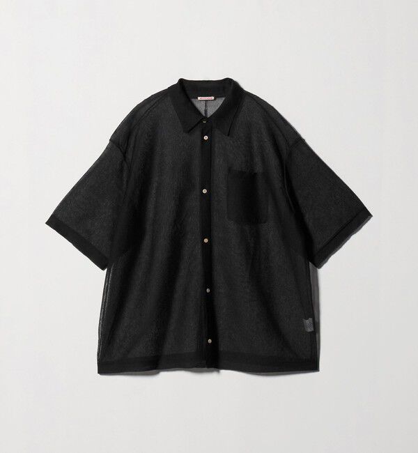 UNITED ARROWS green label relaxing「＜RYE TENDER＞SOMERSET SHIRTS サマセット 半袖 シャツ」|シャツ・ブラウス|BLACK