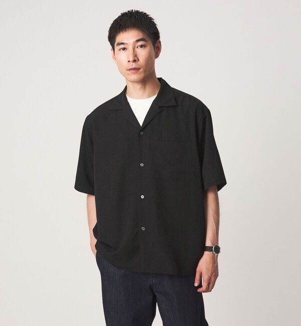 UNITED ARROWS green label relaxing「スラブ オープンカラー 半袖 シャツ」|シャツ・ブラウス|