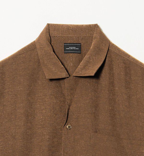 UNITED ARROWS green label relaxing「スラブ オープンカラー 半袖 シャツ」|シャツ・ブラウス|