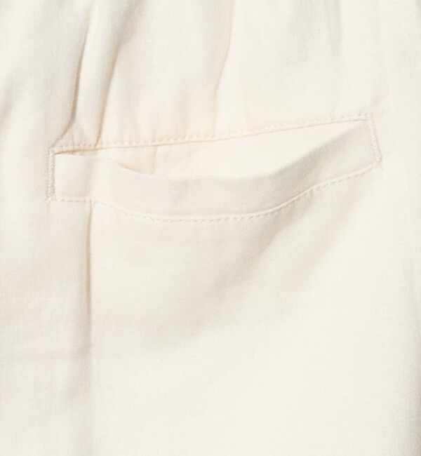 UNITED ARROWS green label relaxing「BREEZE LINEN ブリーズリネン ワイド パンツ 3 オフホワイト」|その他|