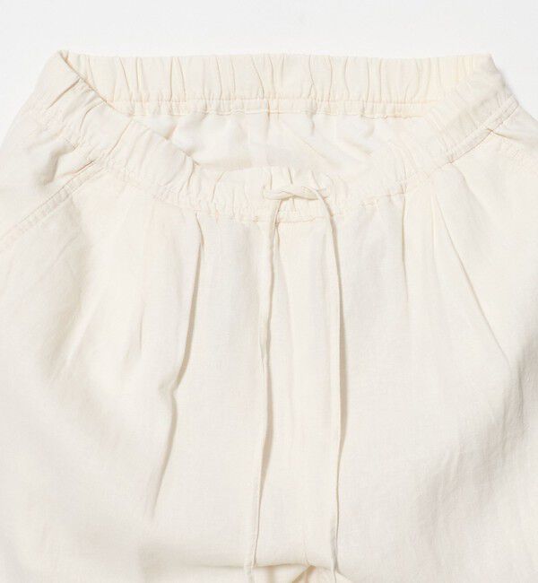 UNITED ARROWS green label relaxing「BREEZE LINEN ブリーズリネン ワイド パンツ 3 オフホワイト」|その他|