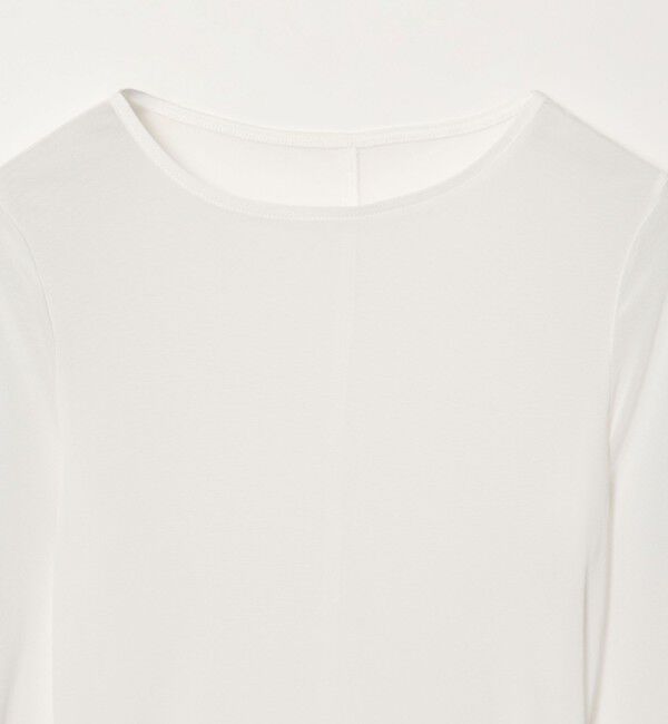 EMMEL REFINES「＜EMMEL REFINES＞EM ソフトチュール シアー クルーネック カットソー」|Tシャツ・カットソー|