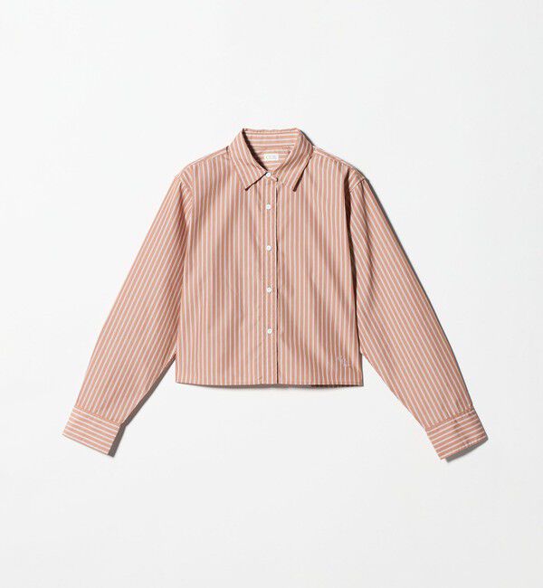 California General Store「＜CGS.＞クロップド ストライプ シャツ / ウィメンズ」|シャツ・ブラウス|