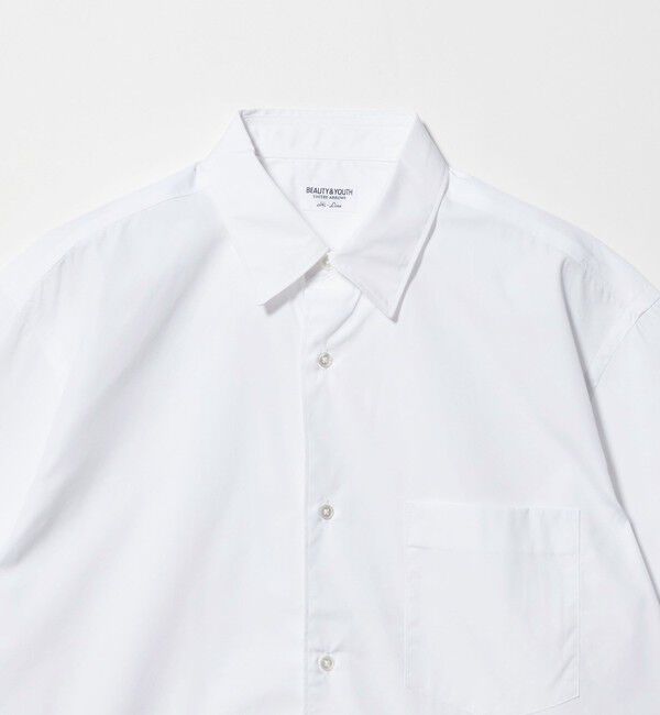 BEAUTY&YOUTH UNITED ARROWS「HI-LINE 120/2 ブロード レギュラー ショートスリーブ シャツ」|シャツ・ブラウス|