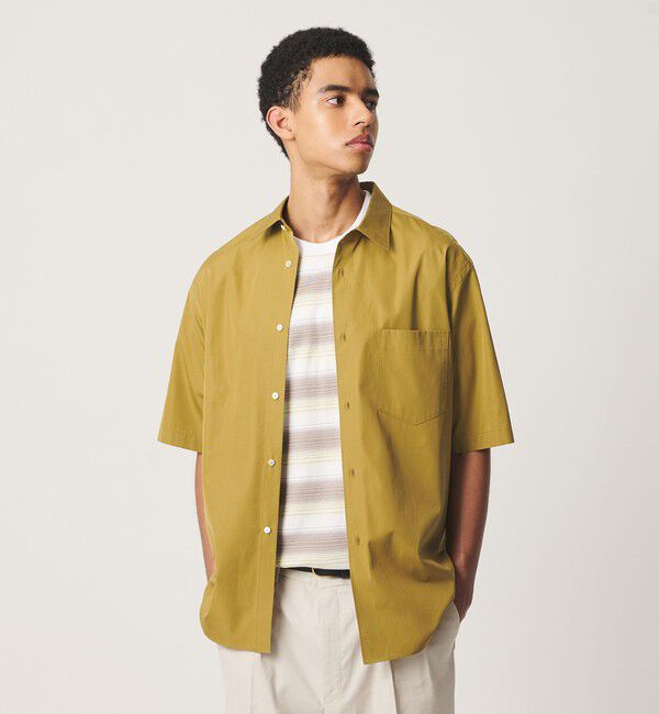 BEAUTY&YOUTH UNITED ARROWS「HI-LINE 120/2 ブロード レギュラー ショートスリーブ シャツ」|シャツ・ブラウス|