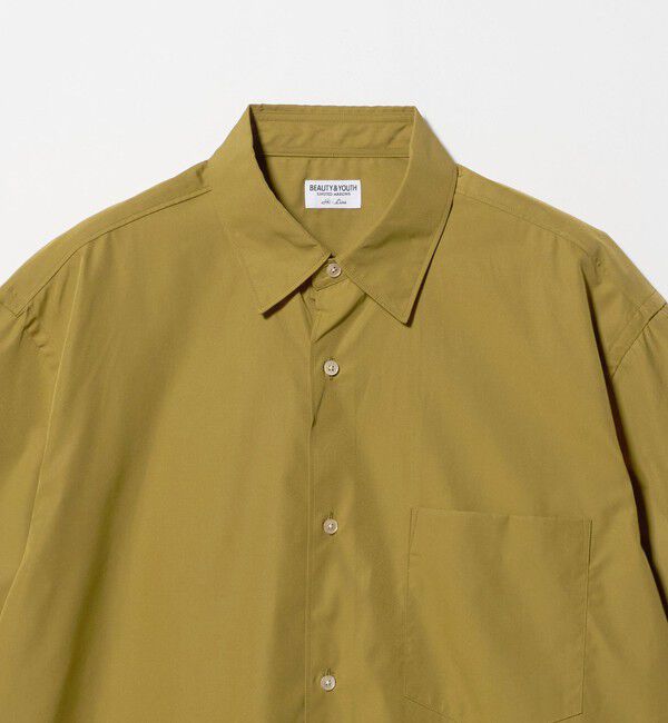 BEAUTY&YOUTH UNITED ARROWS「HI-LINE 120/2 ブロード レギュラー ショートスリーブ シャツ」|シャツ・ブラウス|