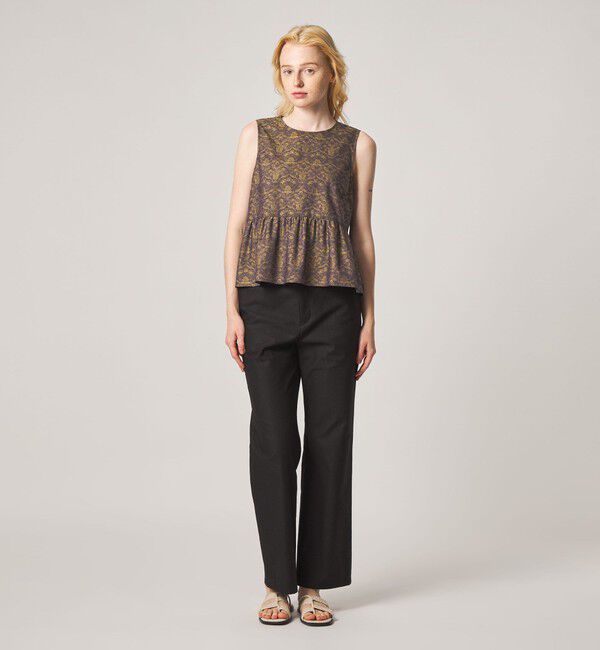 STEVEN ALAN「＜Steven Alan＞ジャガード タンクトップ ブラウス」|シャツ・ブラウス|